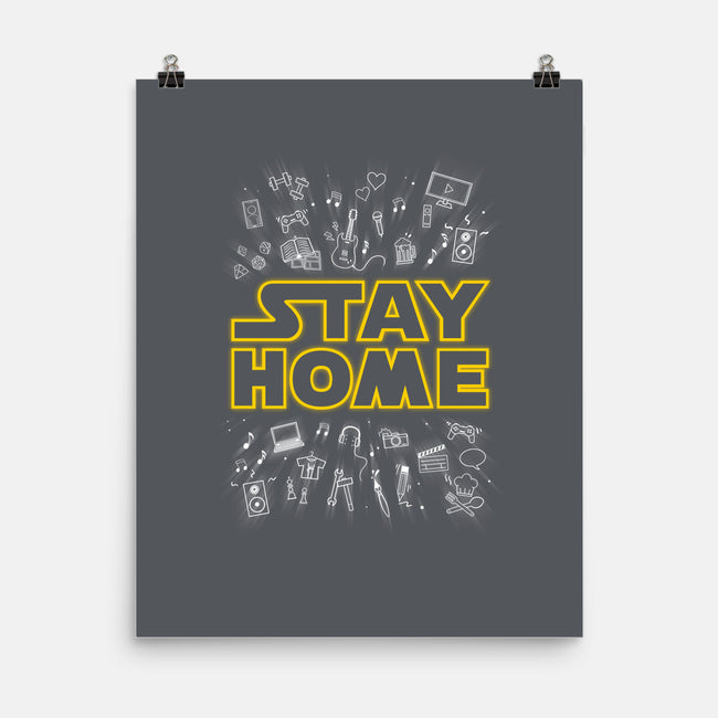 Stay Home-none matte poster-Getsousa!