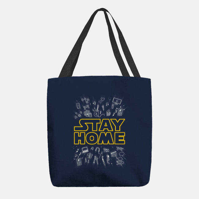 Stay Home-none basic tote-Getsousa!
