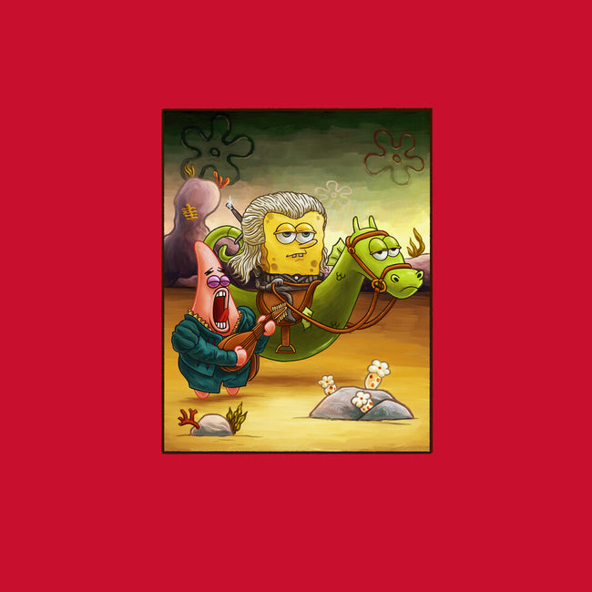 Sponge of Rivia-none drawstring bag-artofvelazquez