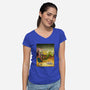 Sponge of Rivia-womens v-neck tee-artofvelazquez