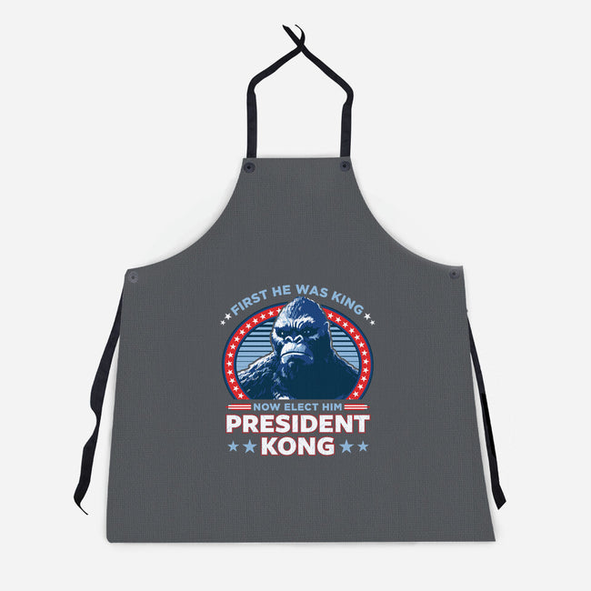 President Kong-unisex kitchen apron-DCLawrence