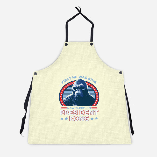 President Kong-unisex kitchen apron-DCLawrence