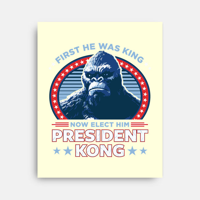 President Kong-none stretched canvas-DCLawrence