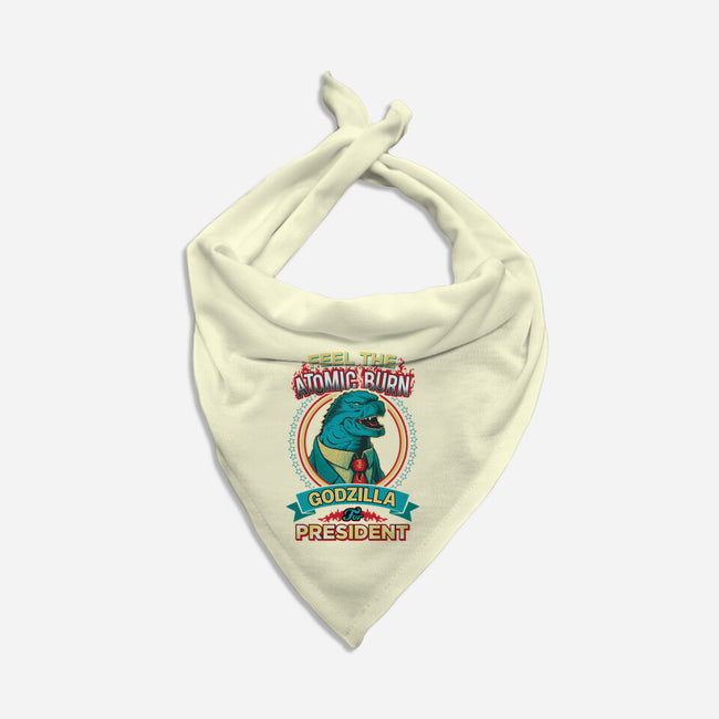 President Zilla-dog bandana pet collar-DCLawrence