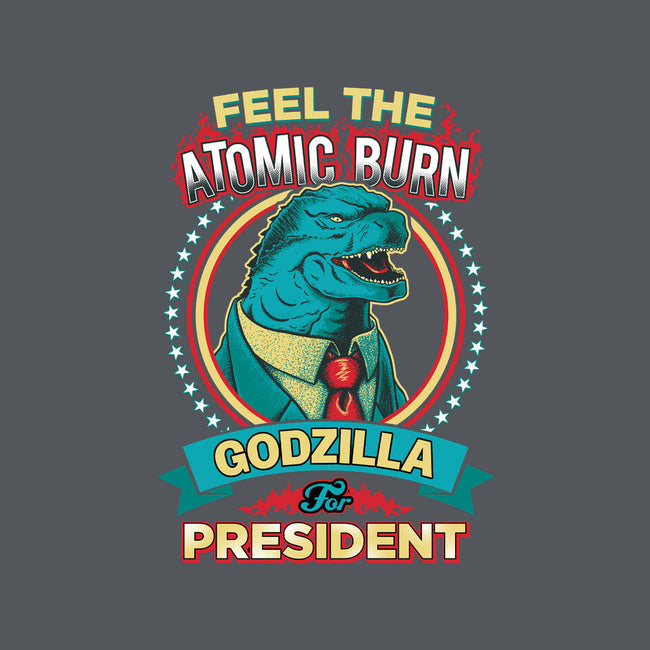 President Zilla-none removable cover w insert throw pillow-DCLawrence