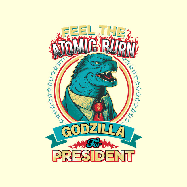 President Zilla-none removable cover throw pillow-DCLawrence