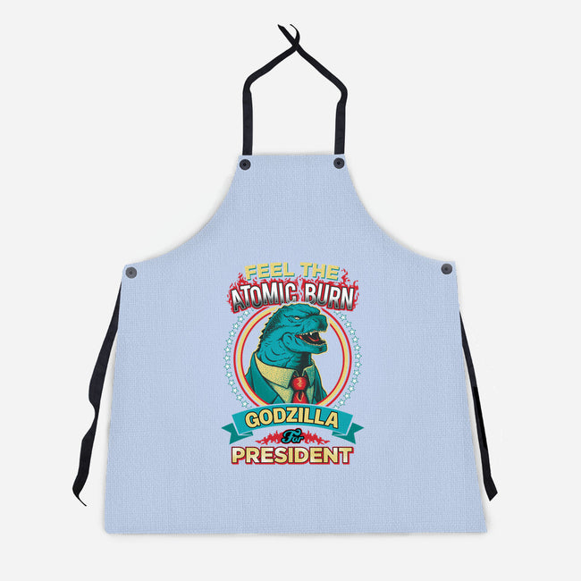 President Zilla-unisex kitchen apron-DCLawrence