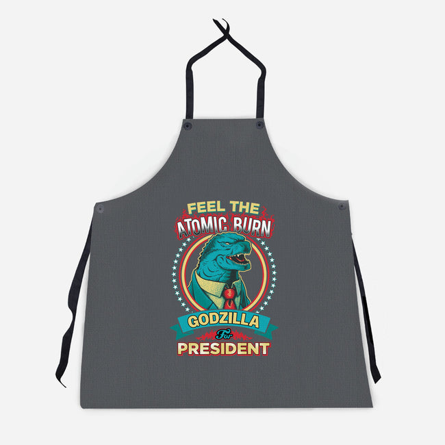 President Zilla-unisex kitchen apron-DCLawrence