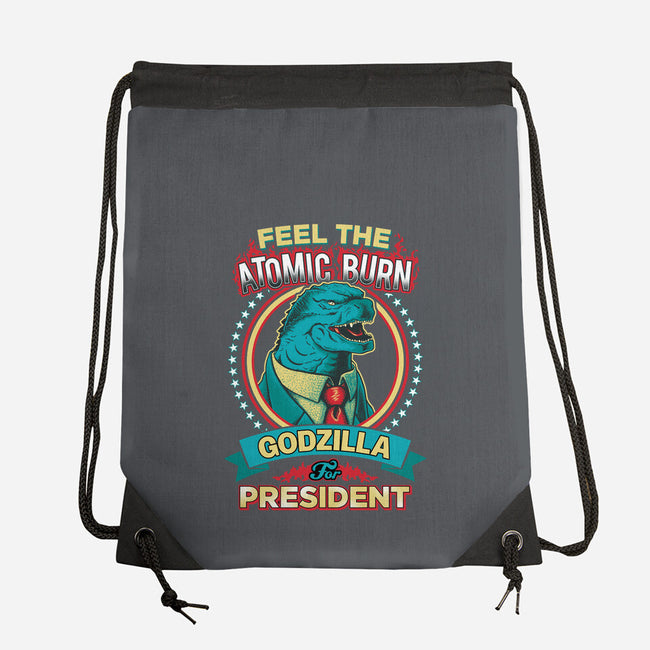 President Zilla-none drawstring bag-DCLawrence