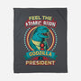 President Zilla-none fleece blanket-DCLawrence