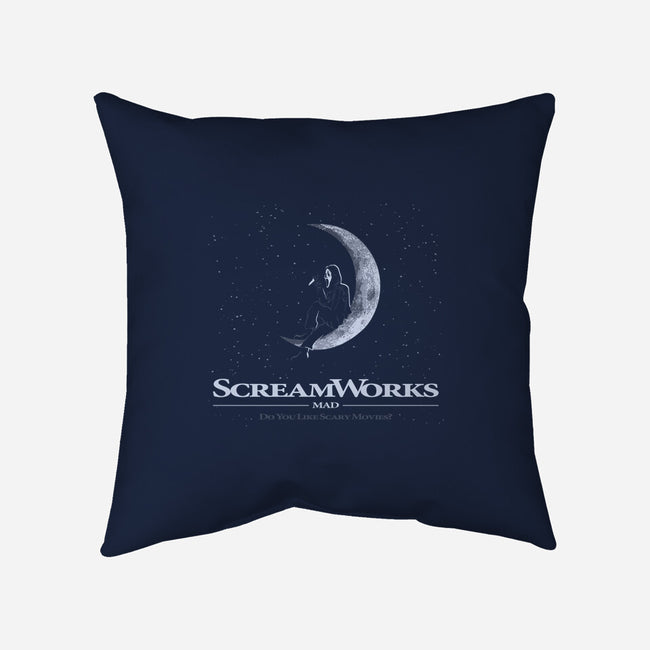 Screamworks-none removable cover throw pillow-dalethesk8er