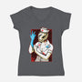 Hill 182-womens v-neck tee-javiclodo
