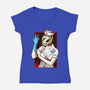 Hill 182-womens v-neck tee-javiclodo