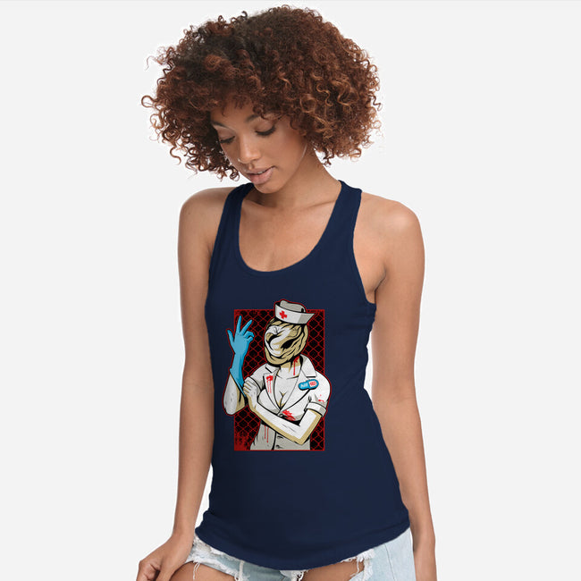 Hill 182-womens racerback tank-javiclodo