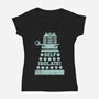 Self Isolate!-womens v-neck tee-kg07