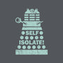 Self Isolate!-womens v-neck tee-kg07