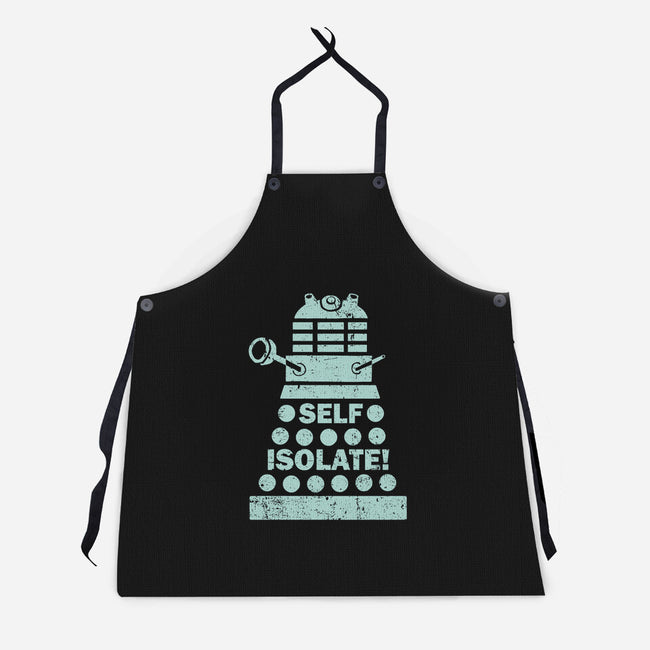 Self Isolate!-unisex kitchen apron-kg07