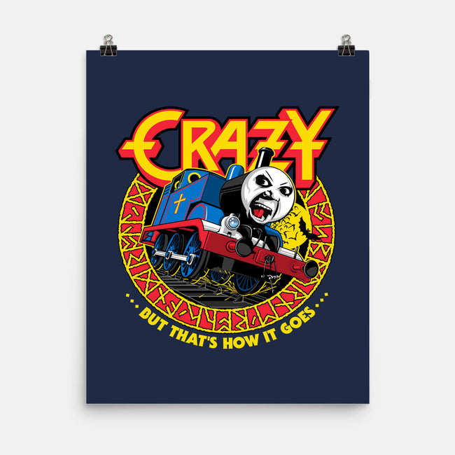 Crazy Tom-none matte poster-CappO