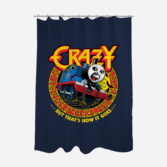 Crazy Tom-none polyester shower curtain-CappO