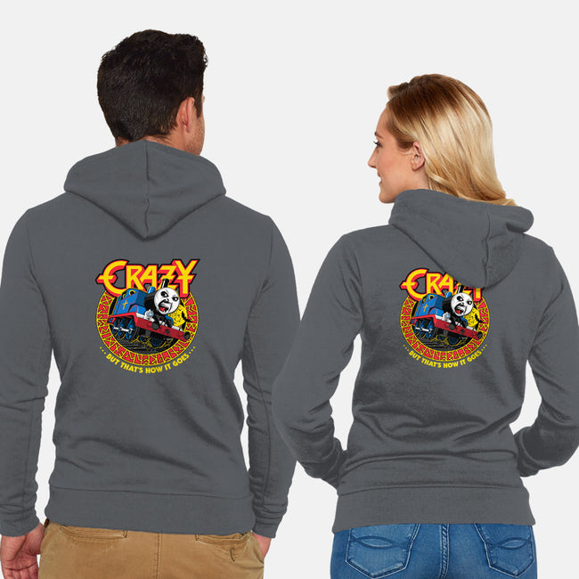 Crazy Tom-unisex zip-up sweatshirt-CappO