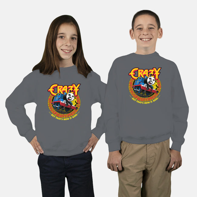 Crazy Tom-youth crew neck sweatshirt-CappO