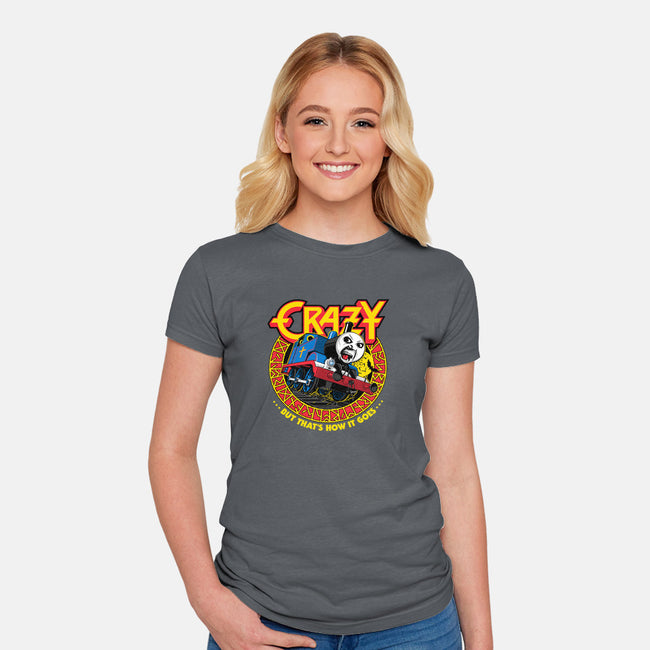 Crazy Tom-womens fitted tee-CappO