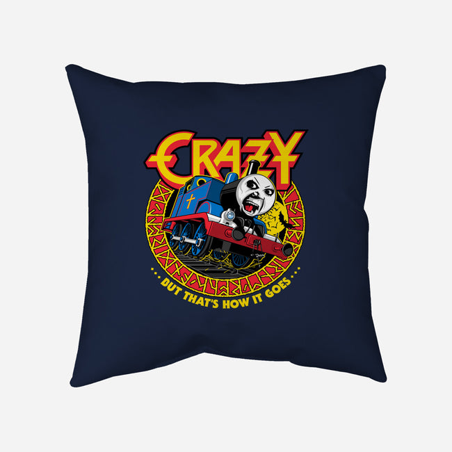 Crazy Tom-none non-removable cover w insert throw pillow-CappO