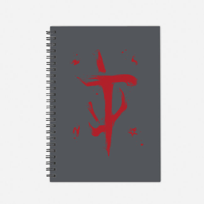 Slayer Symbol-none dot grid notebook-xMorfina