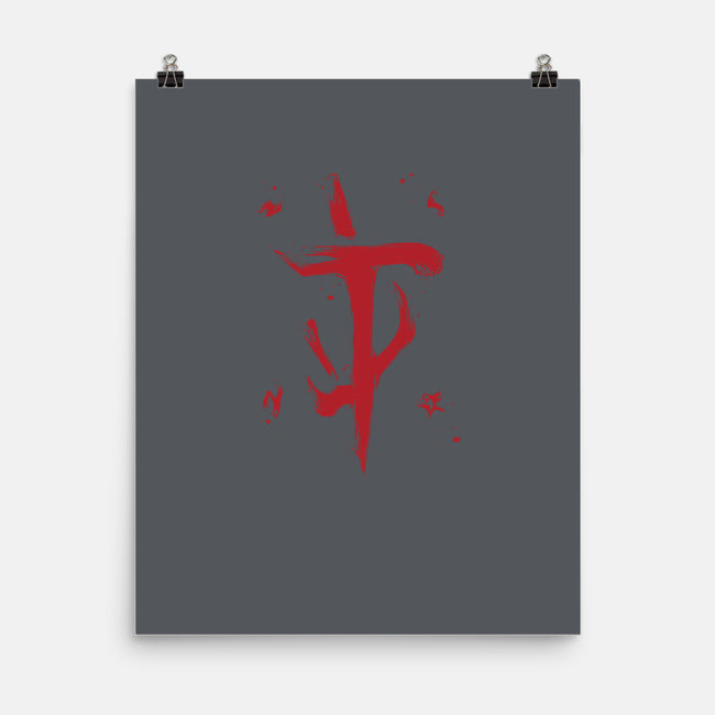 Slayer Symbol-none matte poster-xMorfina