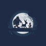 Moonlight Motto-none removable cover w insert throw pillow-jasesa