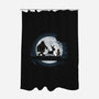 Moonlight Motto-none polyester shower curtain-jasesa