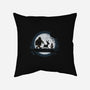 Moonlight Motto-none removable cover w insert throw pillow-jasesa