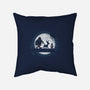 Moonlight Motto-none removable cover w insert throw pillow-jasesa