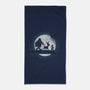 Moonlight Motto-none beach towel-jasesa