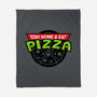 Stay Home and Eat Pizza-none fleece blanket-Boggs Nicolas