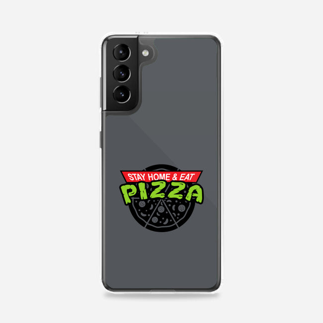 Stay Home and Eat Pizza-samsung snap phone case-Boggs Nicolas