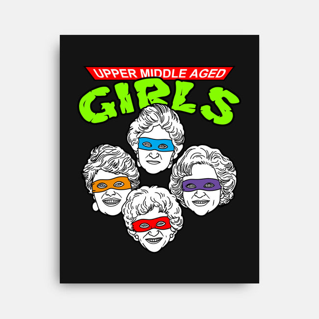 Upper Middle Aged Girls-none stretched canvas-Boggs Nicolas