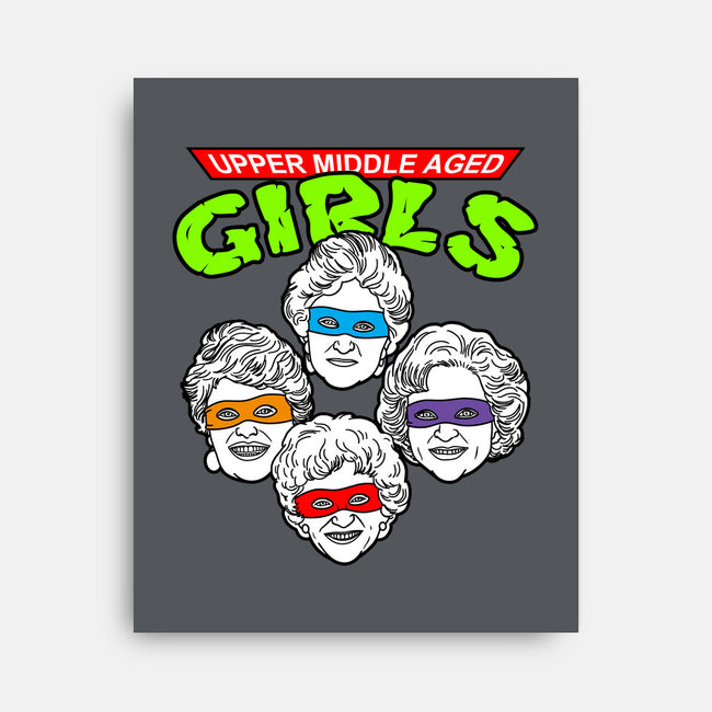 Upper Middle Aged Girls-none stretched canvas-Boggs Nicolas