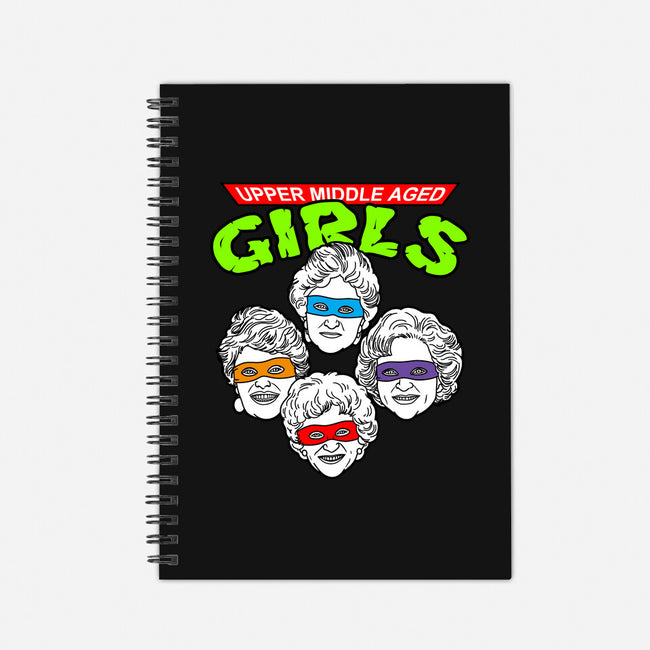 Upper Middle Aged Girls-none dot grid notebook-Boggs Nicolas