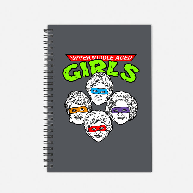 Upper Middle Aged Girls-none dot grid notebook-Boggs Nicolas