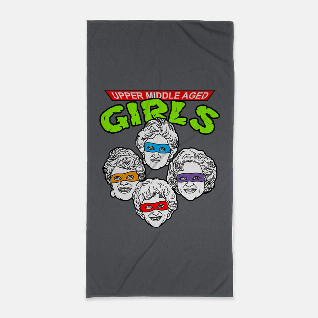Upper Middle Aged Girls-none beach towel-Boggs Nicolas