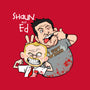 Shaun and Ed-none non-removable cover w insert throw pillow-MarianoSan