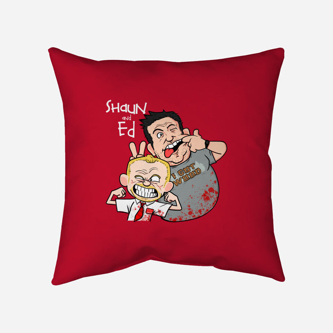 Shaun and Ed-none removable cover w insert throw pillow-MarianoSan