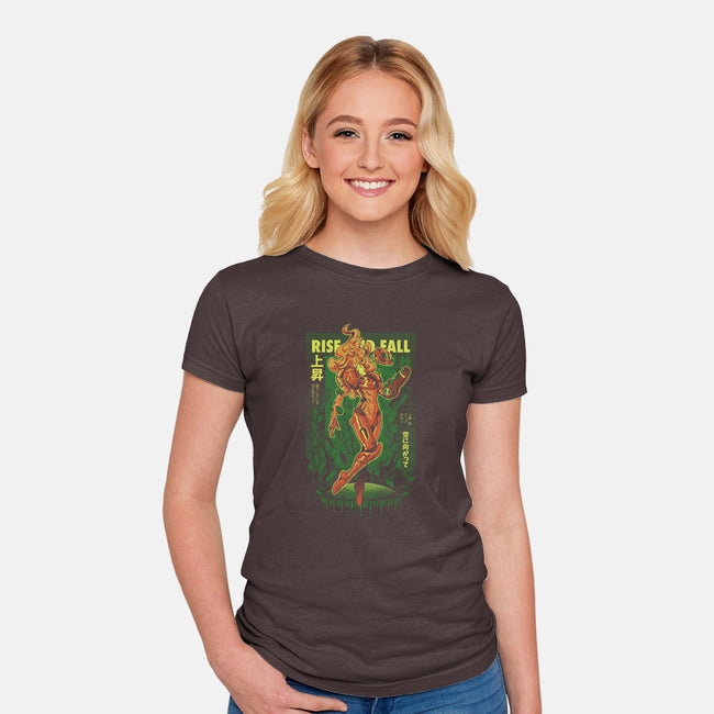 S Journey-womens fitted tee-ilustrata