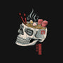Ramen Skull-none removable cover w insert throw pillow-vp021