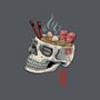 Ramen Skull-womens v-neck tee-vp021