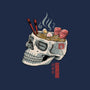 Ramen Skull-none removable cover w insert throw pillow-vp021