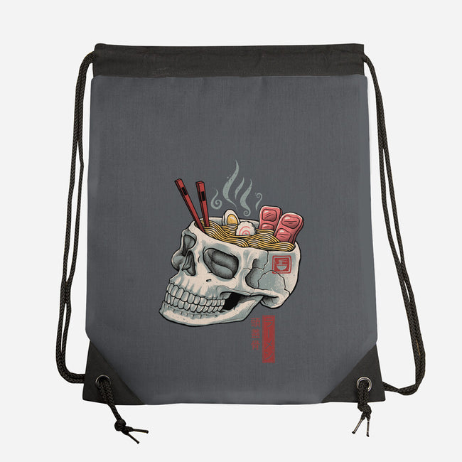 Ramen Skull-none drawstring bag-vp021