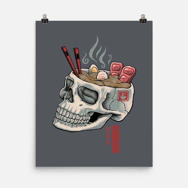 Ramen Skull-none matte poster-vp021