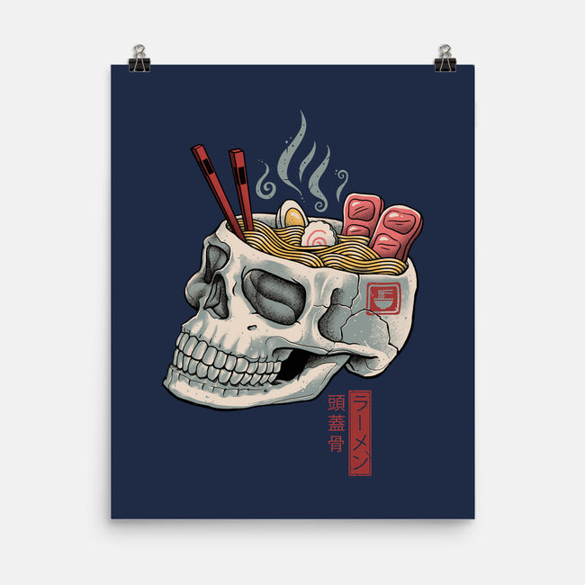 Ramen Skull-none matte poster-vp021